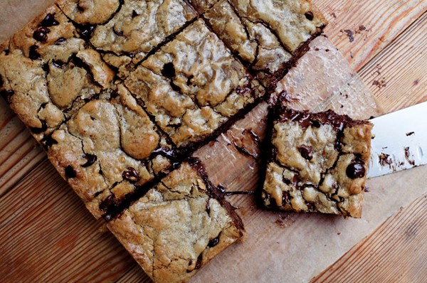 Brown butter blondies