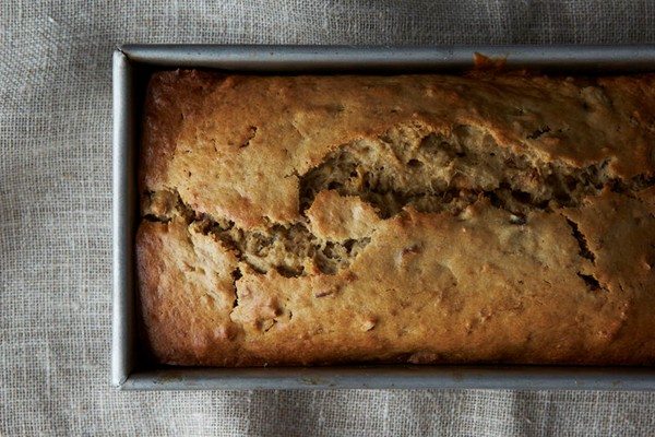 Brown butter bourbon banana bread