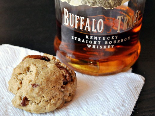 Brown butter bourbon cookies
