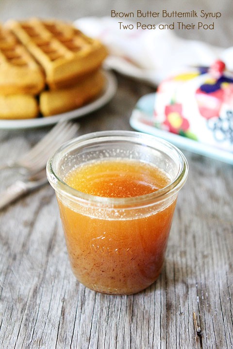 Brown butter buttermilk syrup