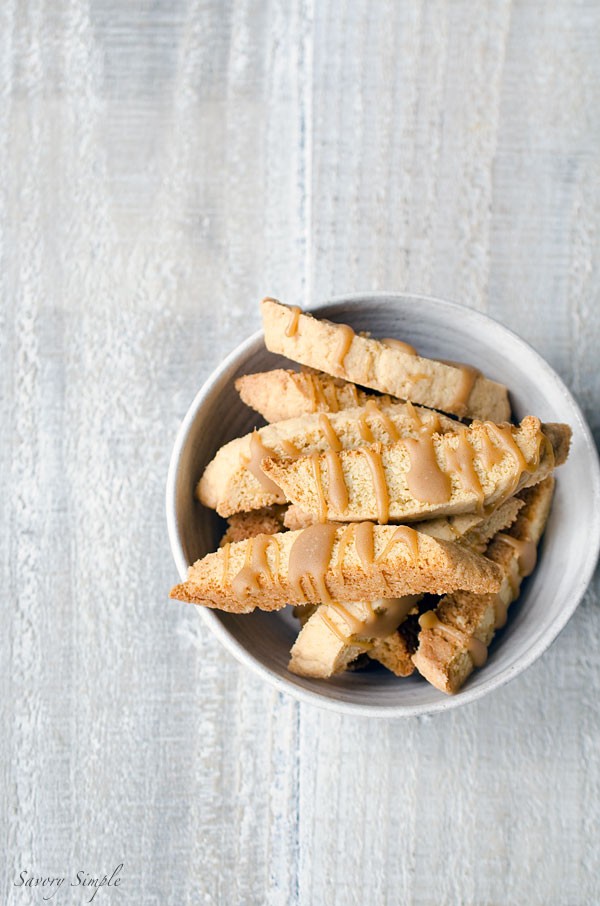 Brown butter caramel biscotti 
