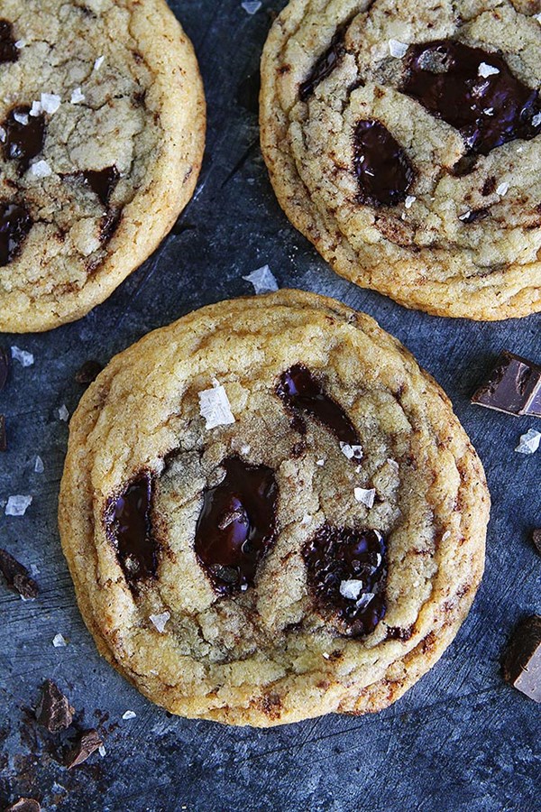 Brown butter chocolate chip cookies