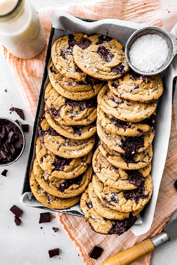 Brown butter chocolate chip cookies