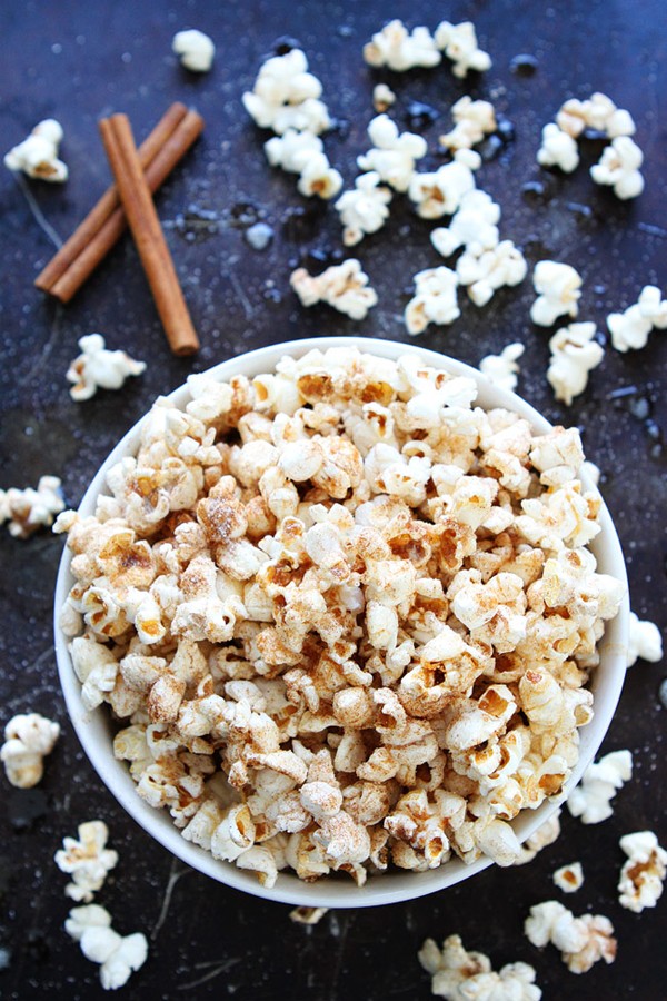 Brown butter cinnamon sugar popcorn