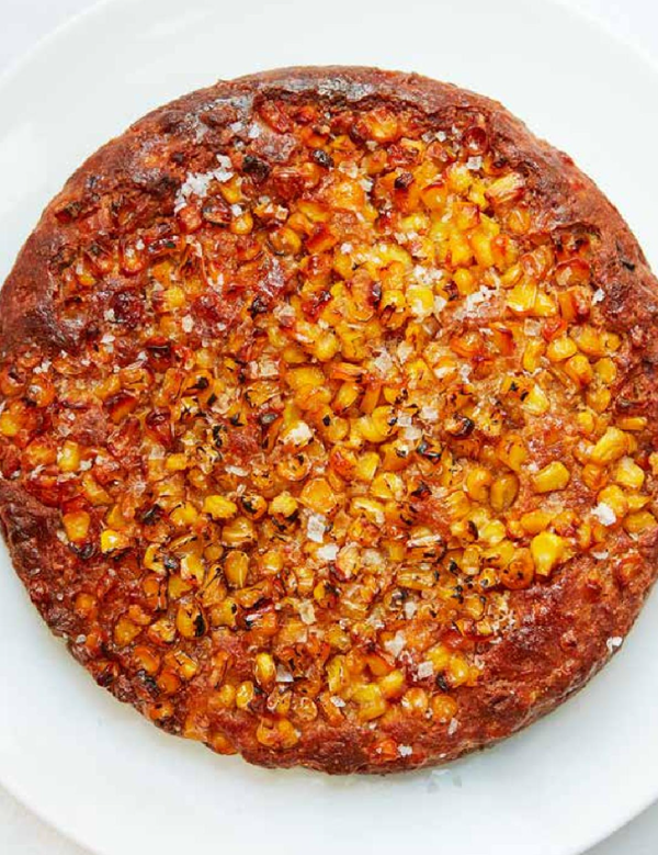Brown butter curried corn bread