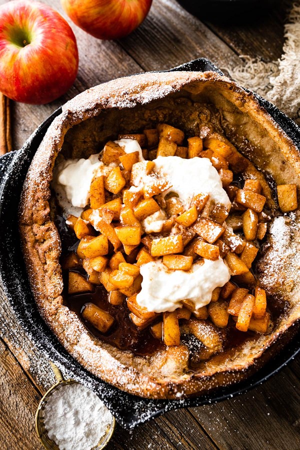 Brown butter Dutch baby