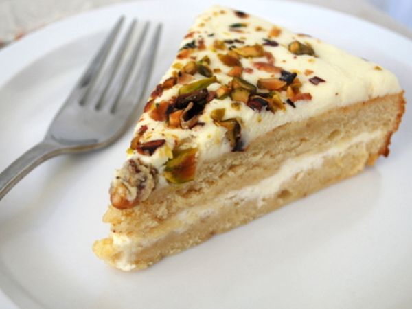 Brown butter honey cake