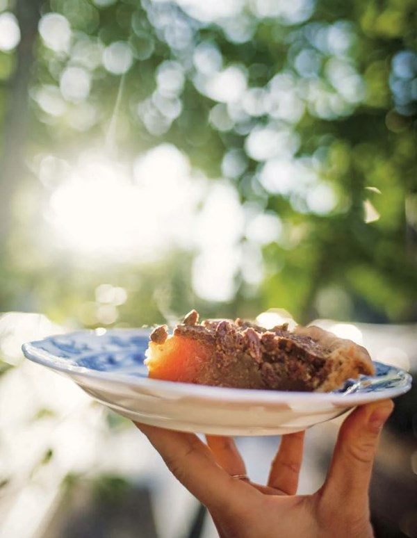 Brown butter-honey pecan pie