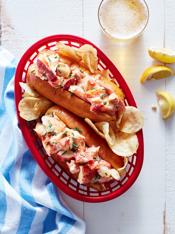 Brown butter lobster rolls