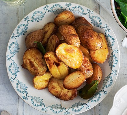 Brown butter new potatoes