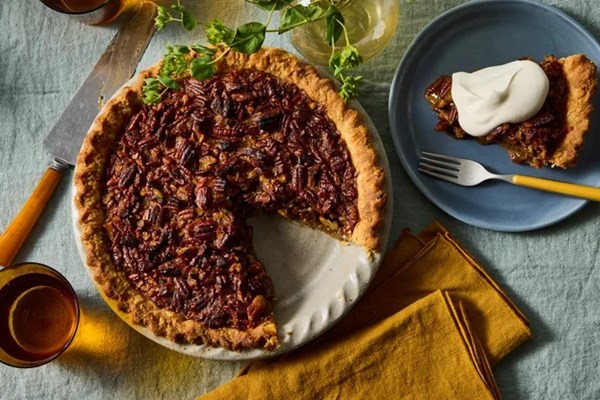 Brown butter Northern Irish whiskey pecan pie