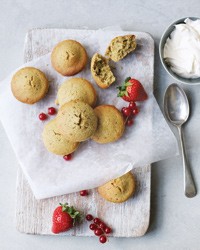 Brown butter pistachio financiers