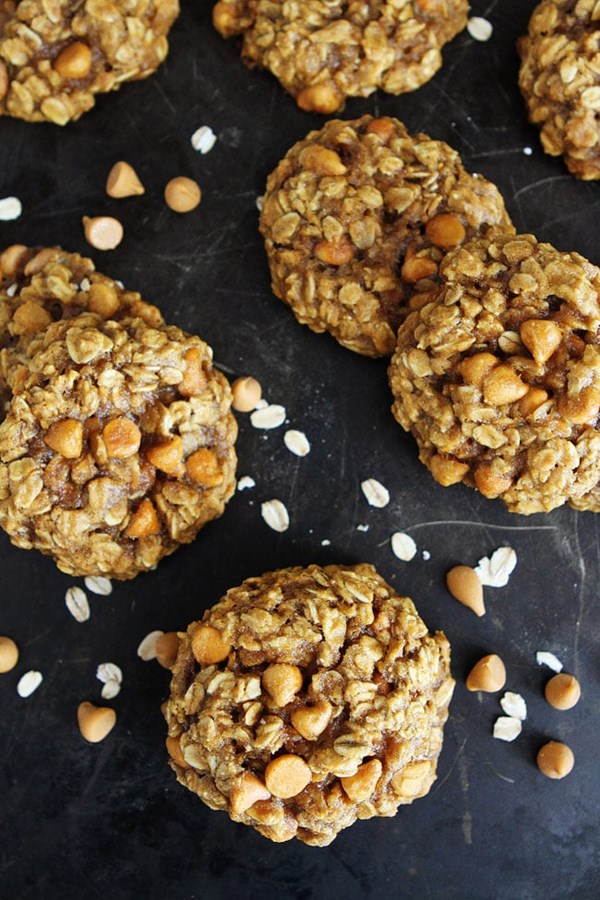 Brown butter pumpkin oatmeal scotchies