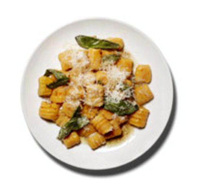 Brown butter, sage, and Parmesan sauce