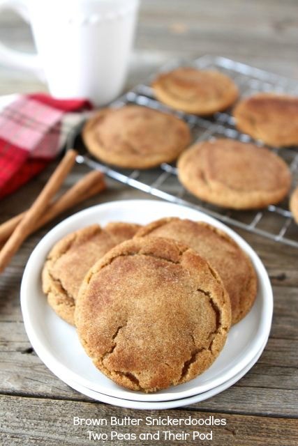 Brown butter snickerdoodles
