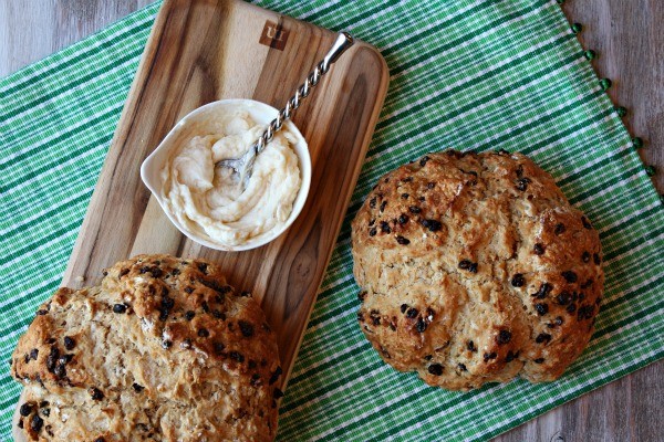 Brown butter soda bread