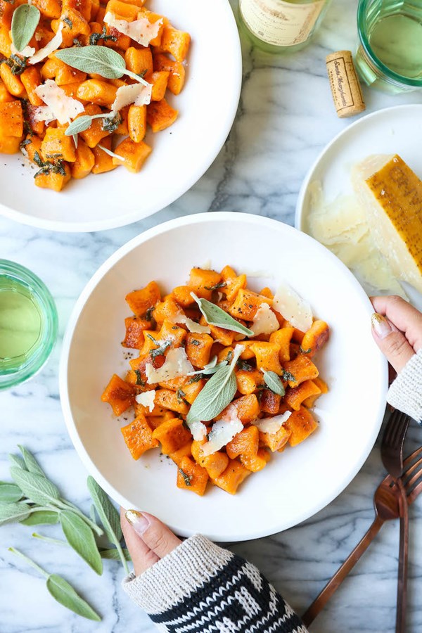 Brown butter sweet potato gnocchi