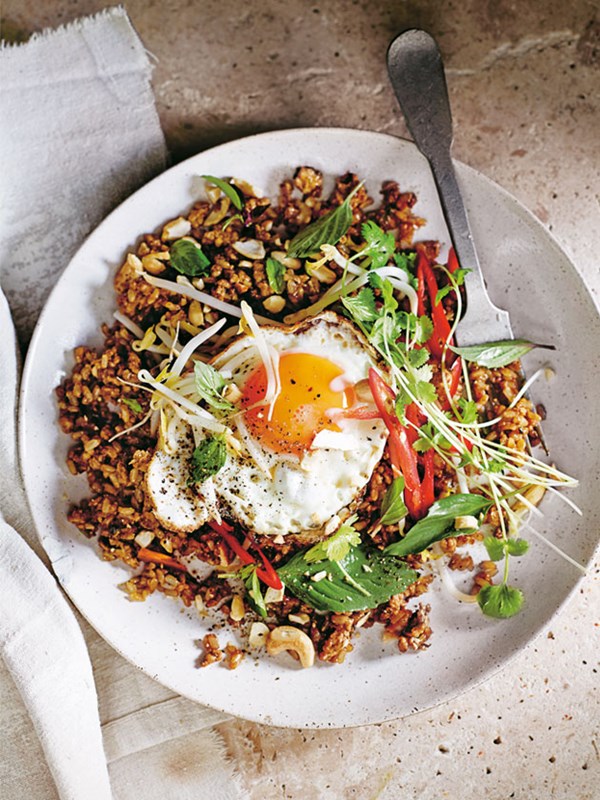 Brown rice nasi goreng