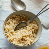Brown rice pilaf