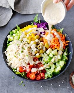 Brown rice salad