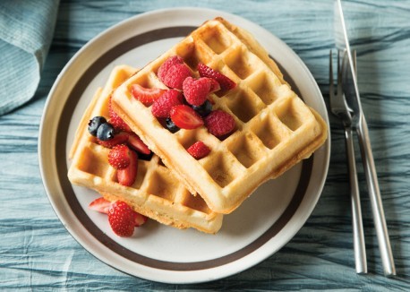 Brown rice waffles