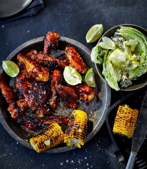 Brown sugar and chilli chicken wings