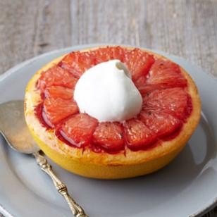 Brown sugar broiled grapefruit