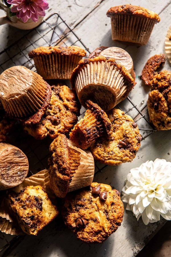 Brown sugar chocolate chip muffins