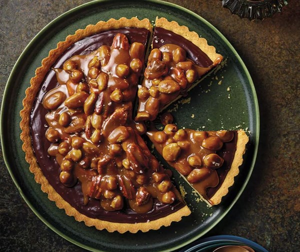 Brown sugar chocolate tart