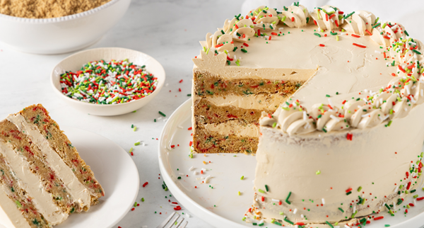 Brown sugar cookie layer cake