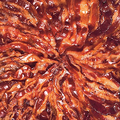 Brown-sugar-glazed bacon