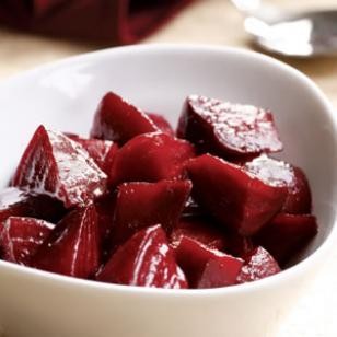 Brown sugar-glazed beets