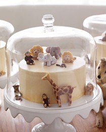 Brown-sugar layer cake with caramel buttercream frosting