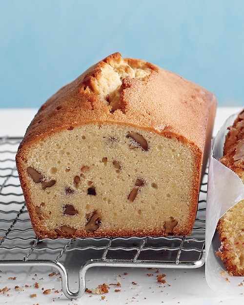 Brown-sugar, maple, and pecan pound cake
