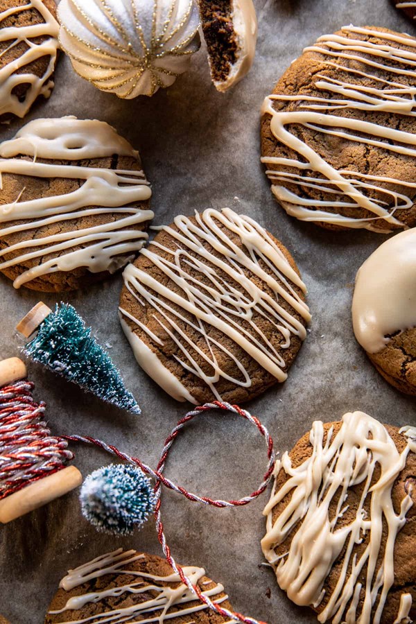 Brown sugar maple ginger cookies