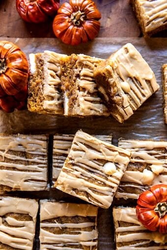 Brown sugar maple pumpkin butter bars