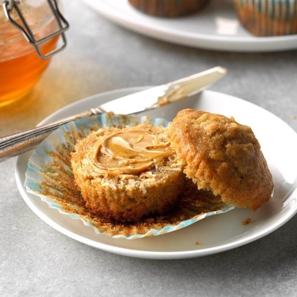 Brown sugar oat muffins