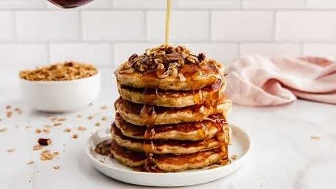 Brown sugar oatmeal pancakes