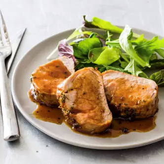 Brown sugar-orange pork tenderloin