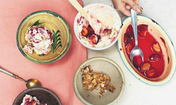 Brown sugar plum mess