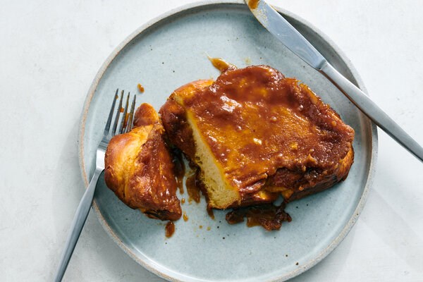 Brown sugar sheet-pan French toast