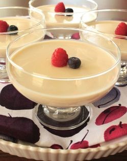 Brown sugar sour cream panna cotta