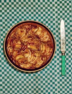 Brown sugar spiced apple cake