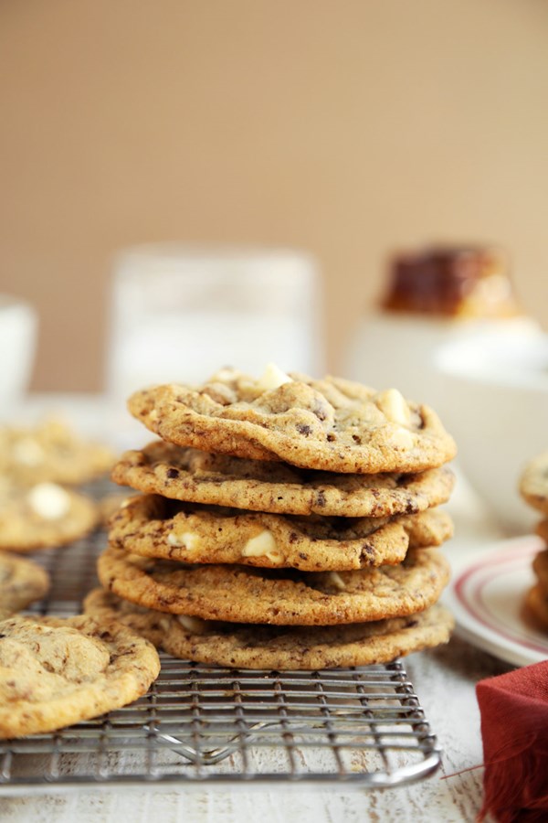 Browned butter cappuccino cookies