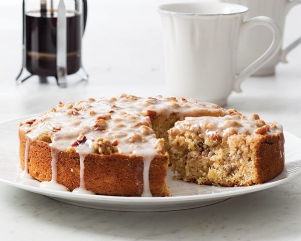 Browned butter hummingbird coffee cake