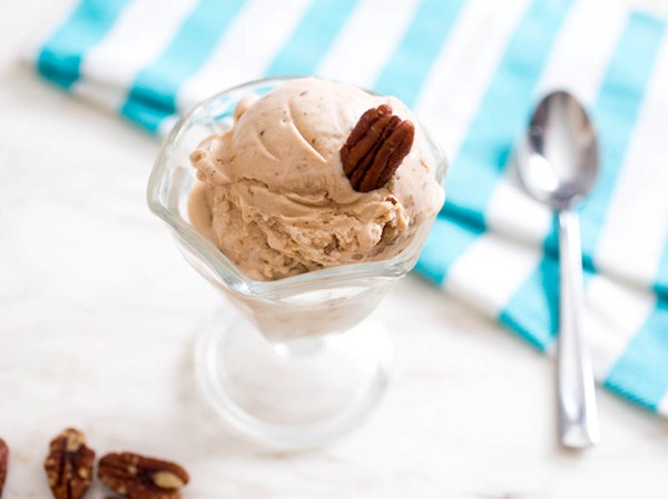 Browned butter pecan ice cream