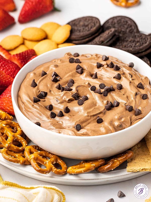 Brownie batter dip