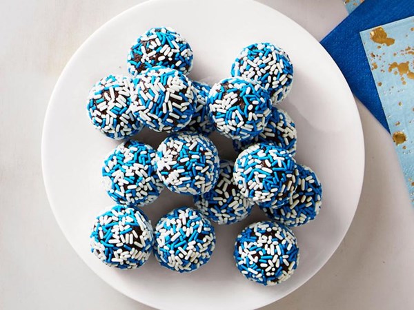 Brownie cheesecake balls