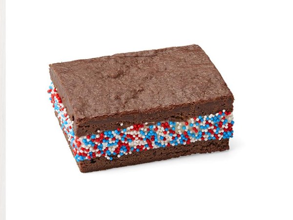 Brownie ice cream sandwiches 