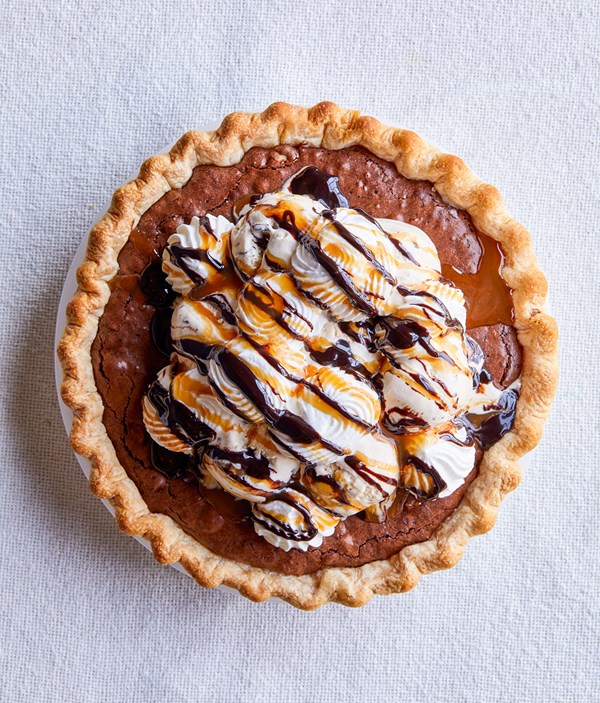 Brownie pie